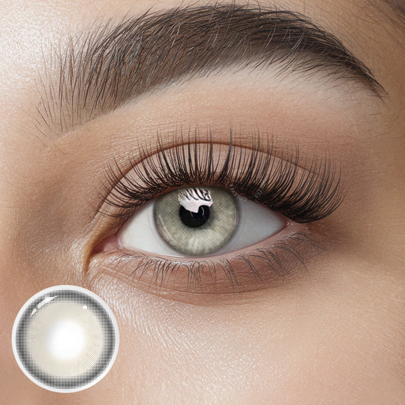 Coleyes Himalaya Grey Yearly Prescription Colored Contacts - image 1