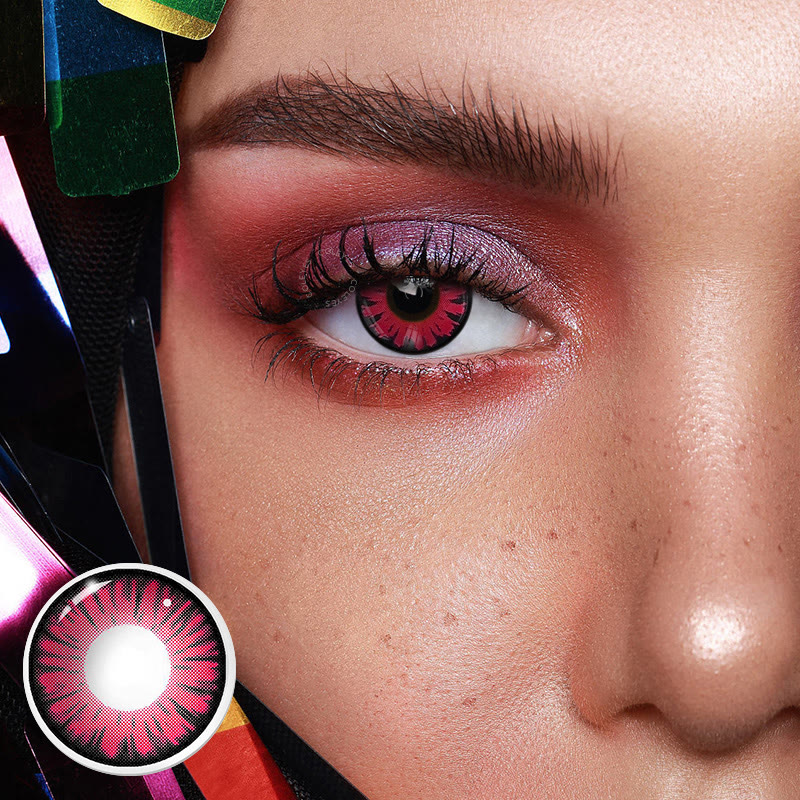 Coleyes Miracle Times RoseRed Yearly Prescription Colored Contacts - image 2