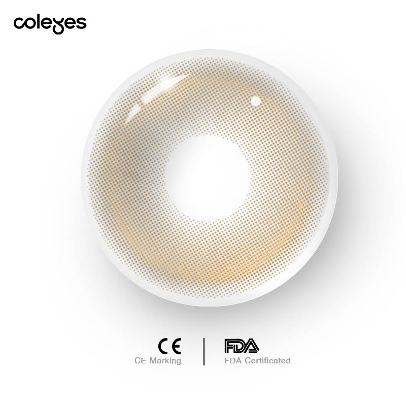 Coleyes Pudding Brown Yearly Prescription Colored Contacts - image 5