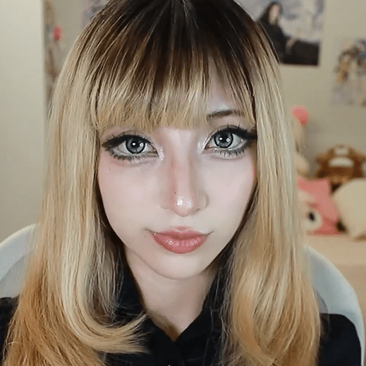 Coleyes Glittering Grey Yearly Prescription Colored Contacts - image 4