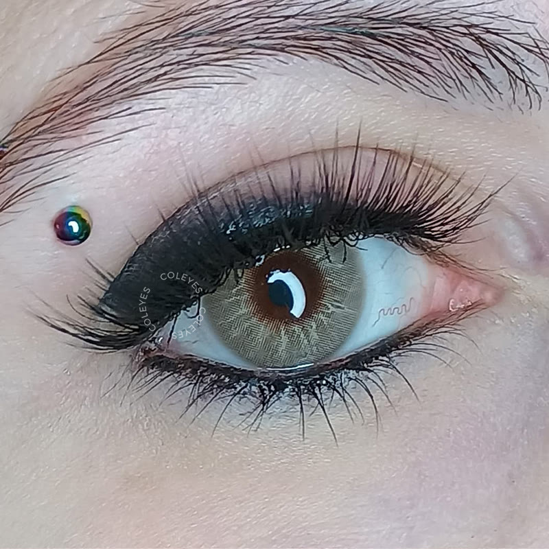 Coleyes Profound Grey Yearly Prescription Colored Contacts - image 4