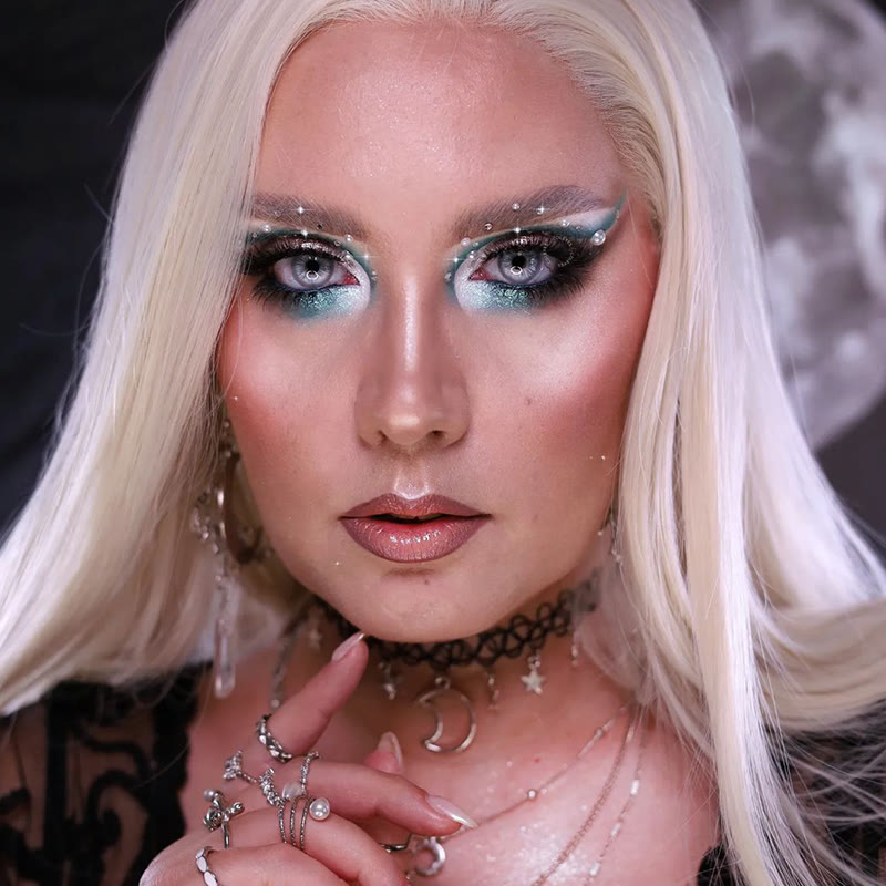 Coleyes Velvet Grey Yearly Prescription Colored Contacts - image 5