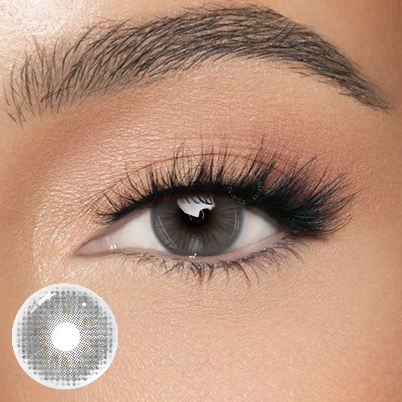 Coleyes Eclat Grey Yearly Colored Contacts