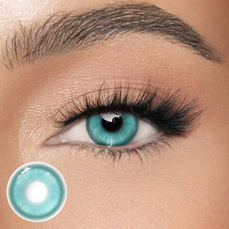 Coleyes Sassy Turquoise Prescription Yearly Cosplay Colored Contacts