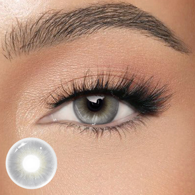 Coleyes Healer Grey Yearly Colored Contacts - image 1