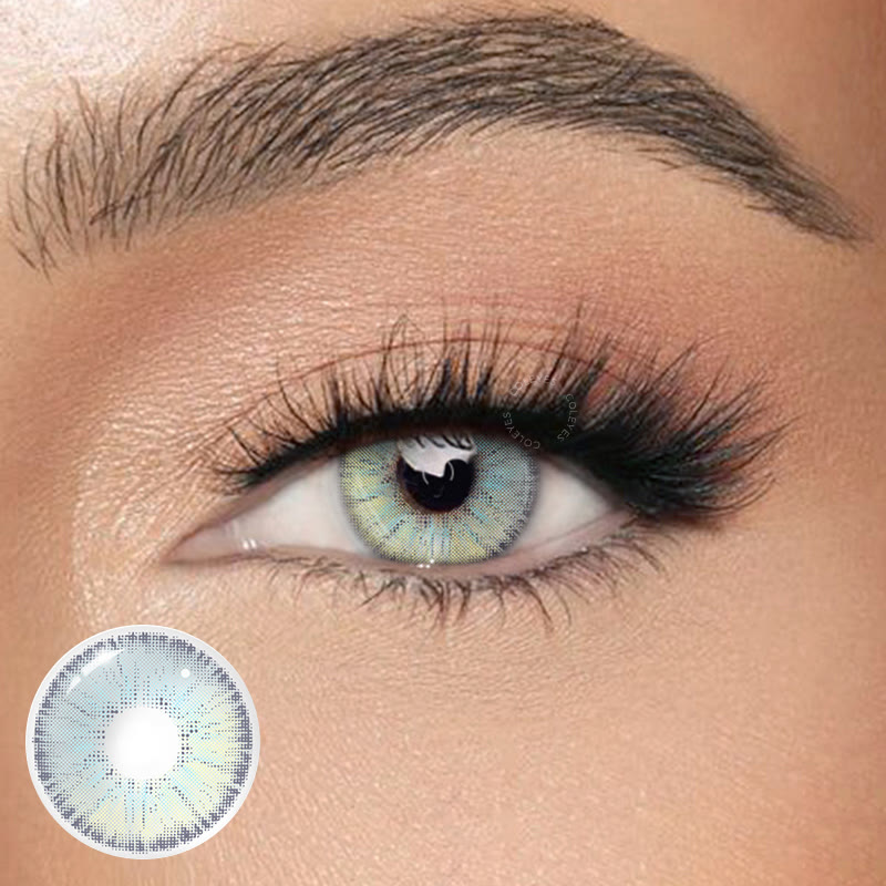 Coleyes Nighthawk Neon Yearly Prescription Colored Contacts - Nighthawk Neon - -8.00 - LM36_BUGY - image 1