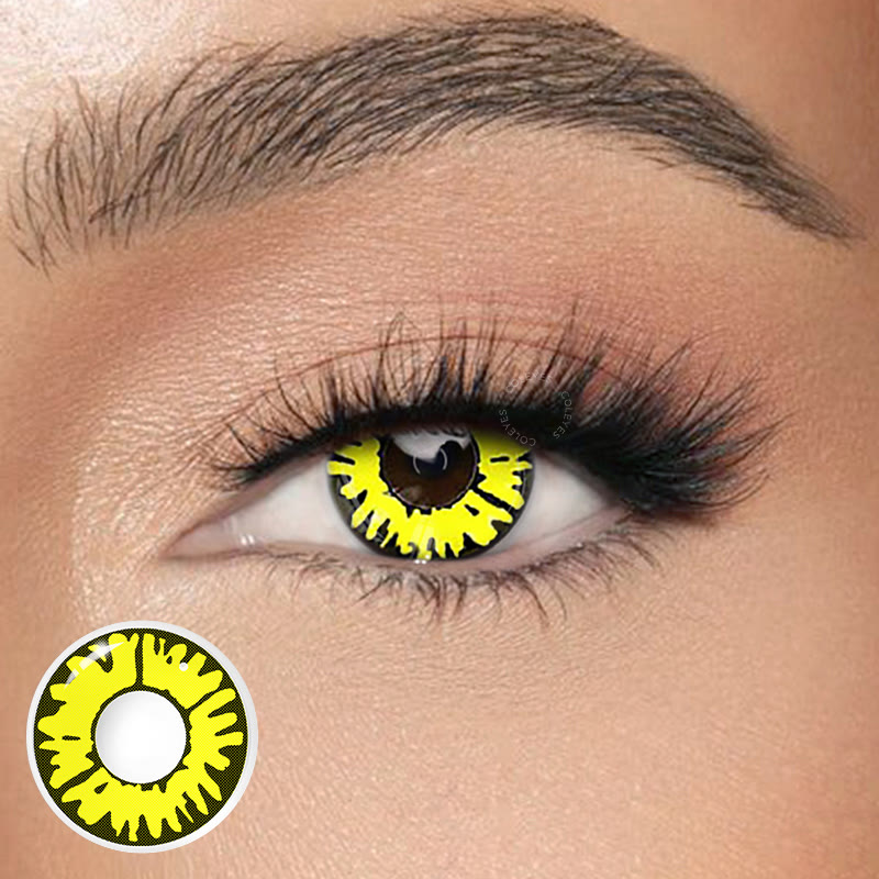 Buy Gold Contacts Cheap Gold Eye Contacts Colored Lenses – Coleyes