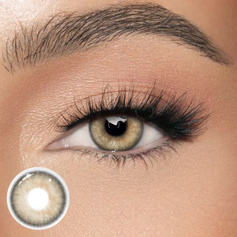 Coleyes Retro Brown Yearly Colored Contacts