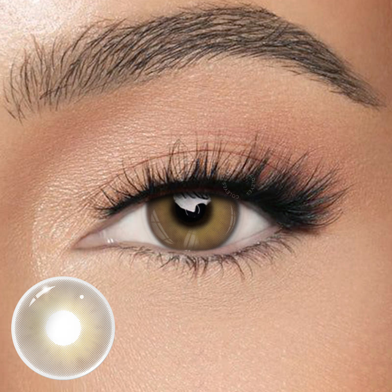 Coleyes Birkin Brown Yearly Prescription Colored Contacts