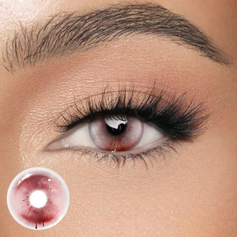 Coleyes Blood Tears White 1-Day Colored Contacts (3 Pairs Pack)