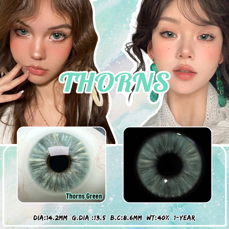 Coleyes Thorns Green Yearly Colored Contacts - image 6