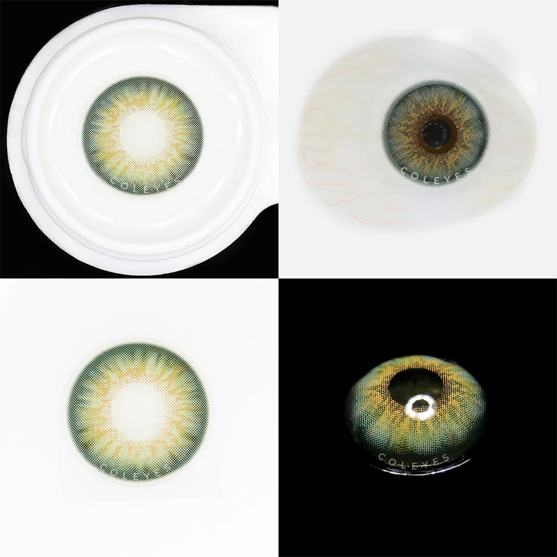 Coleyes Kaleido Green Yearly Prescription Colored Contacts - image 4