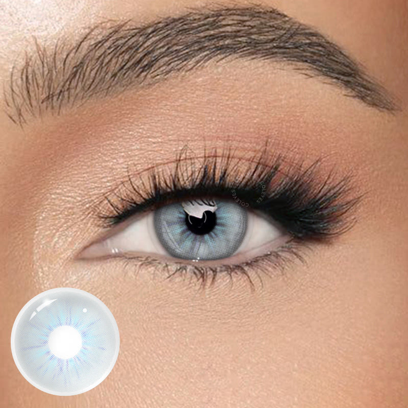 Coleyes Mona Grey Yearly Prescription Colored Contacts
