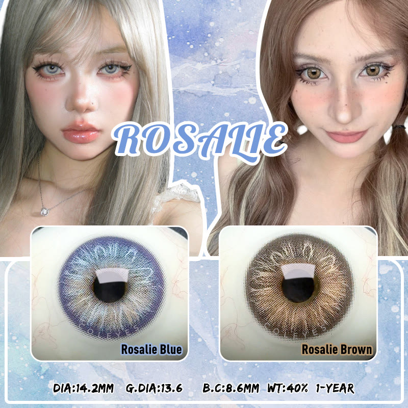 Coleyes Rosalie Blue Yearly Prescription Colored Contacts - image 6