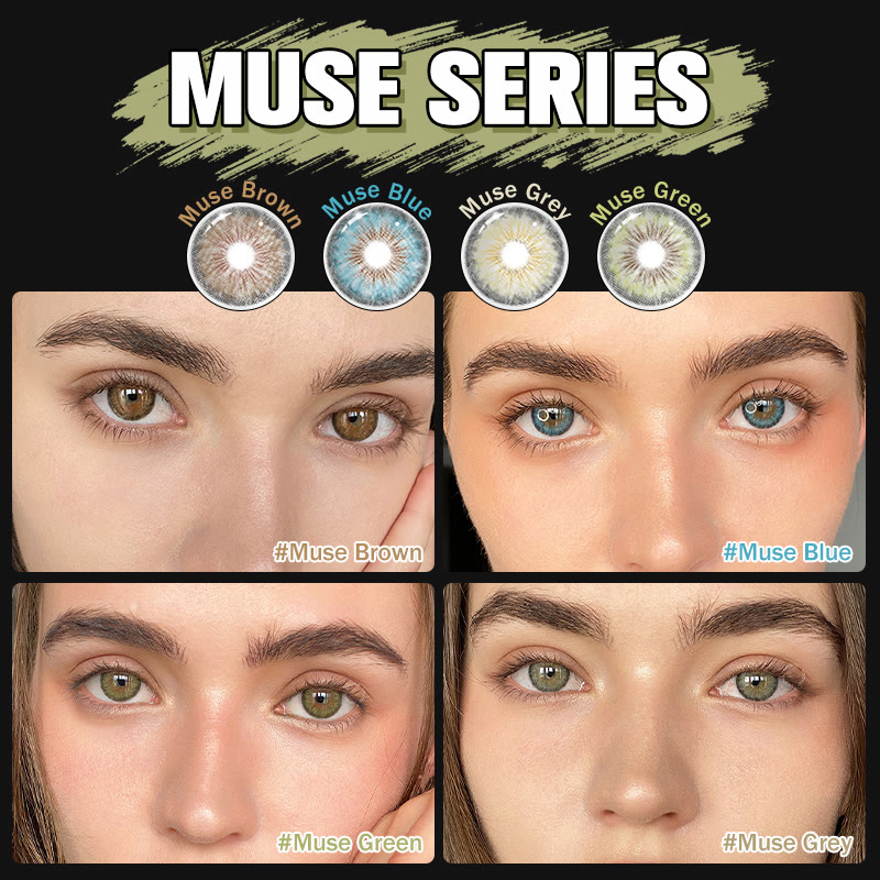 Coleyes Muse Grey Yearly Prescription Colored Contacts - image 12