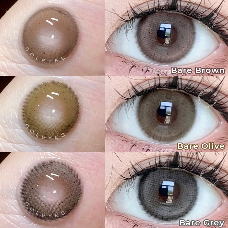 Coleyes Bare Brown 6-Month Prescription Colored Contacts
