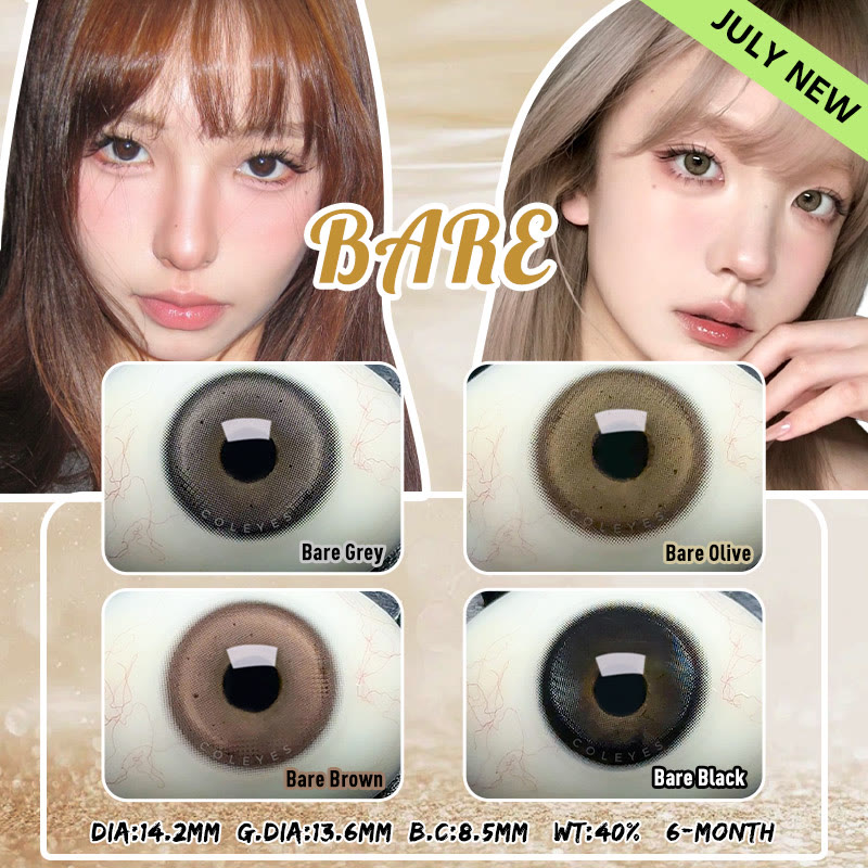 Coleyes Bare Olive Prescription Colored Contacts - image 14