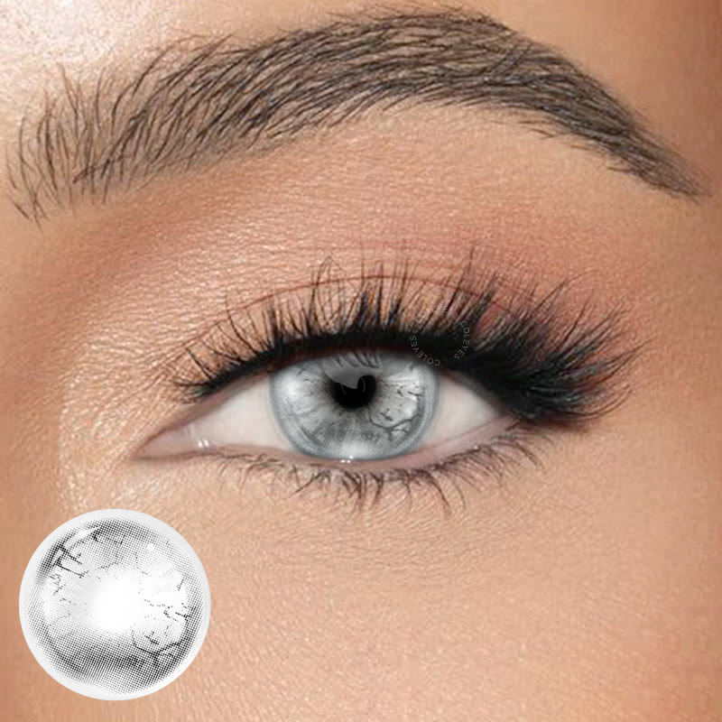 Coleyes Crack Grey 1-Day Cosplay Colored Contacts - image 1