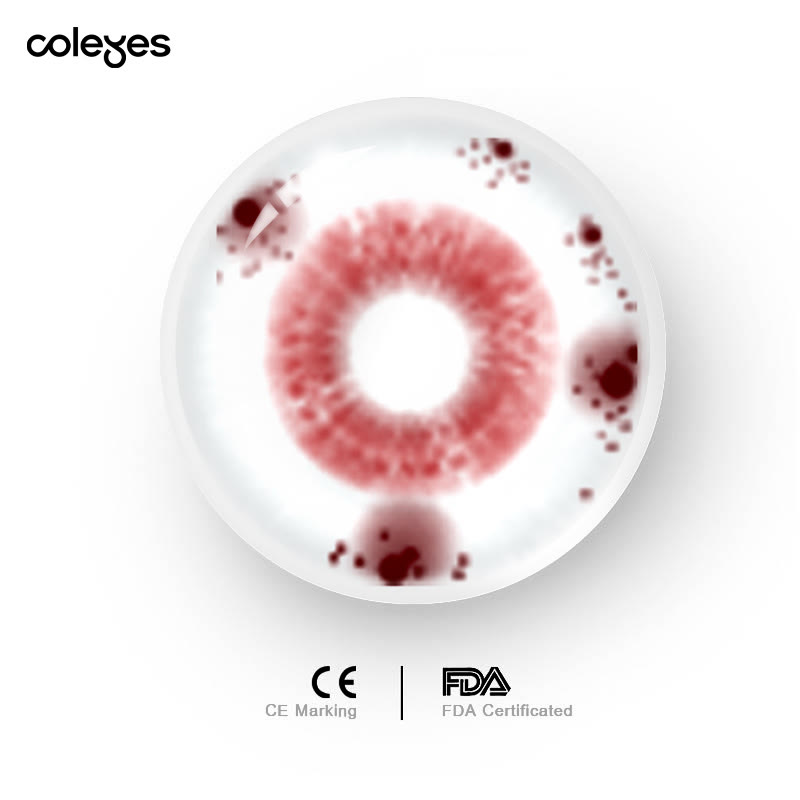 Coleyes Bleed White 1-Day Cosplay Colored Contacts - image 6