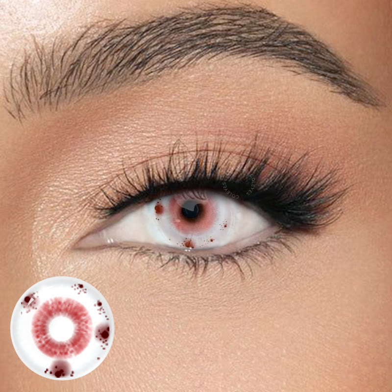 Coleyes Bleed White 1-Day Cosplay Colored Contacts - image 1