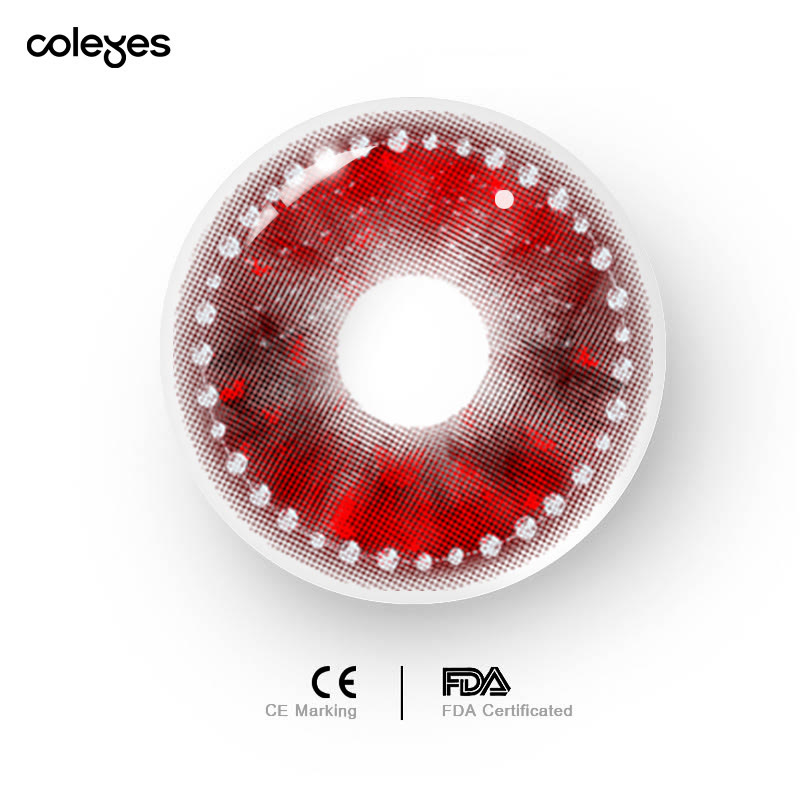 Coleyes Bind Red 1-Day Cosplay Colored Contacts - image 6