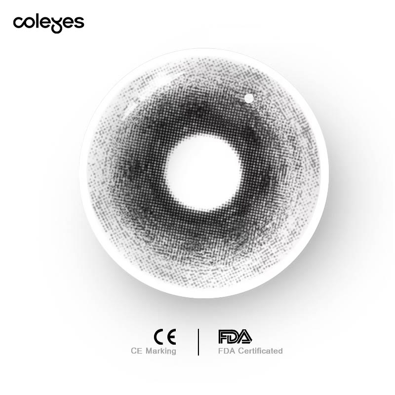 Coleyes Night Snow Grey 1-Day / 1-Year Cosplay Colored Contacts - image 8