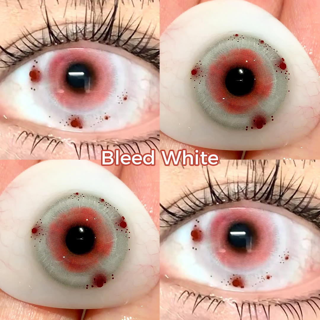 Coleyes Bleed White 1-Day Cosplay Colored Contacts - image 4