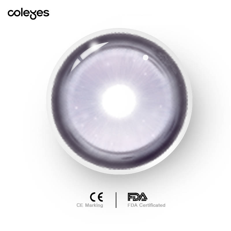 Coleyes Prism Violet 6-Month Cosplay Colored Contacts - image 4