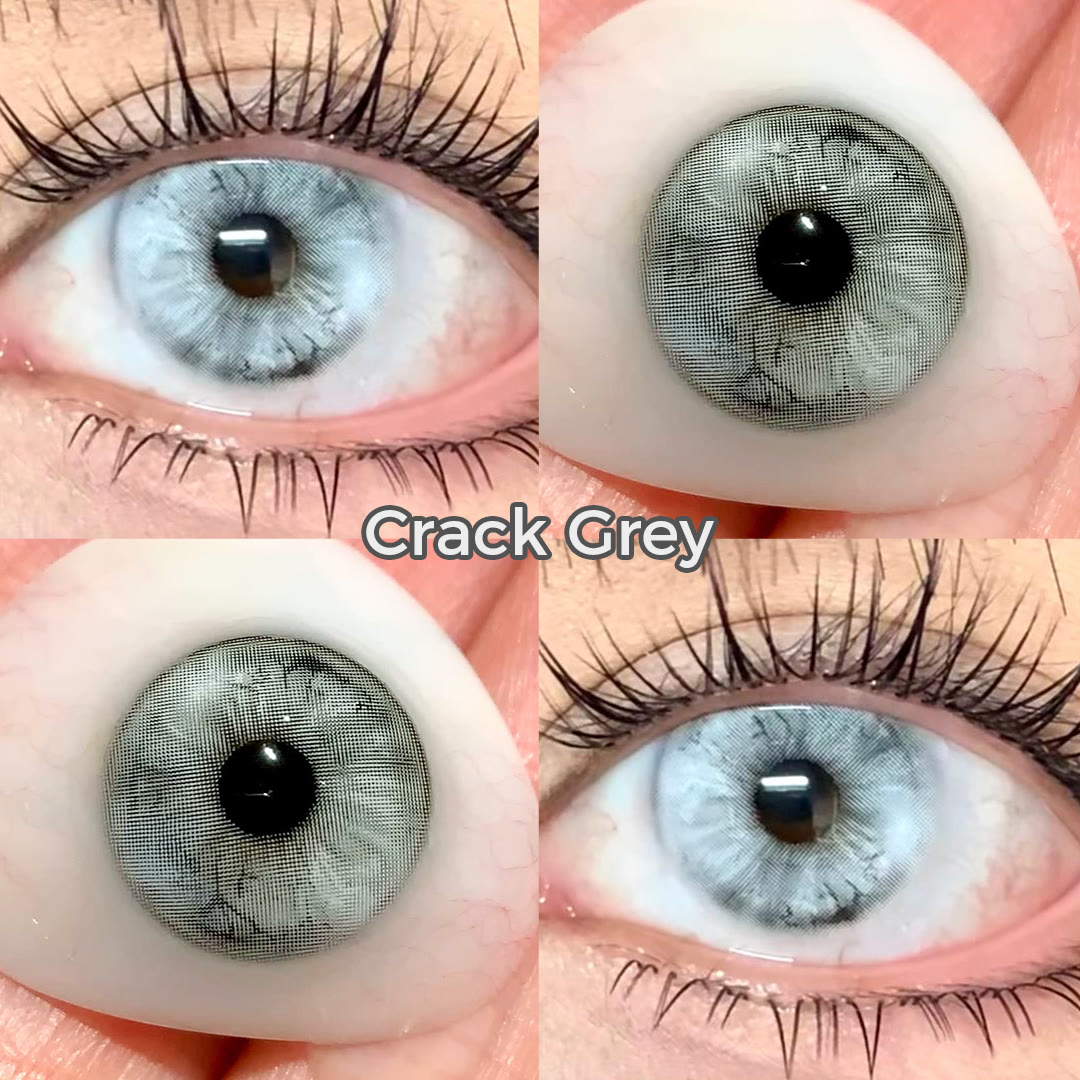 Coleyes Crack Grey 1-Day Cosplay Colored Contacts - image 4