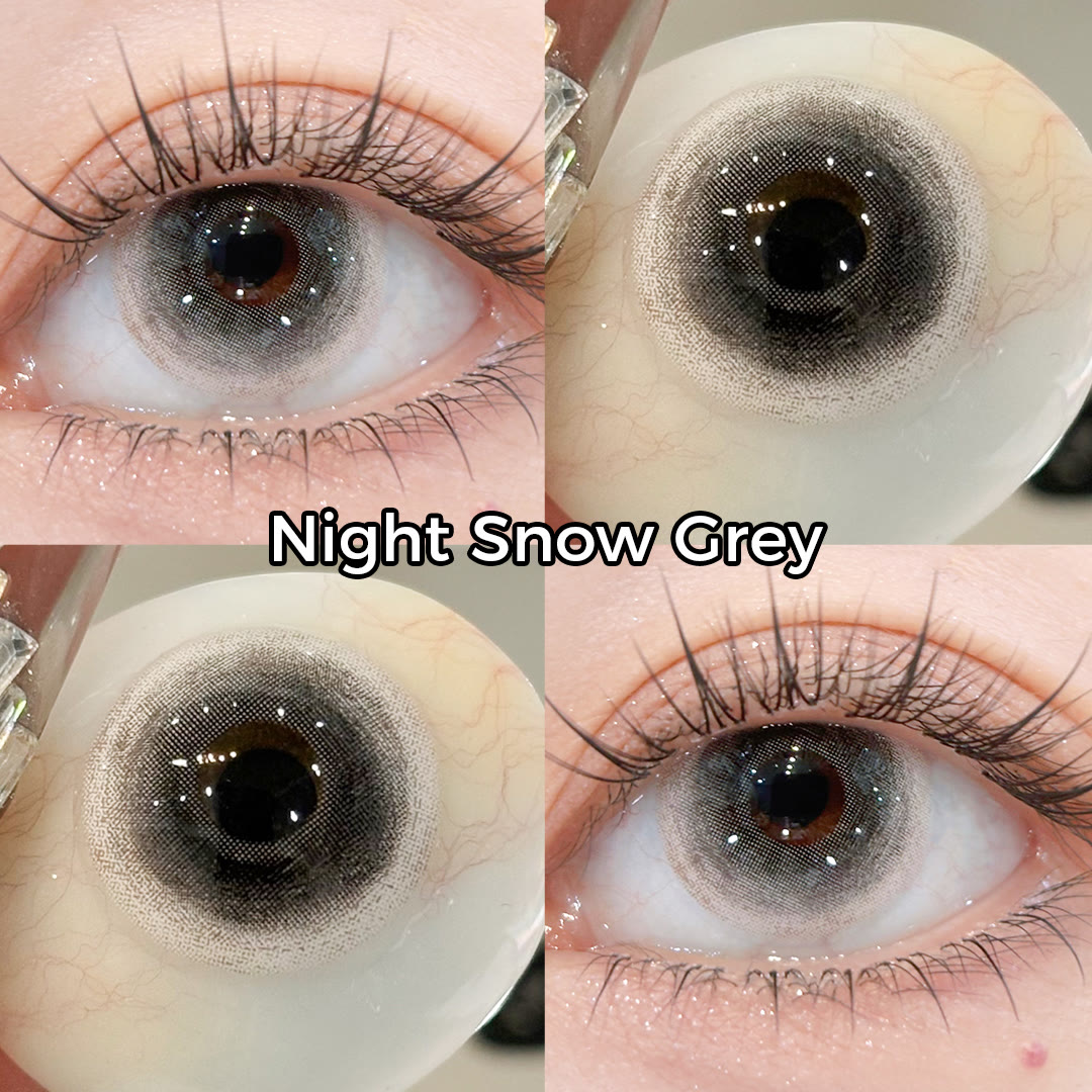 Coleyes Night Snow Grey 1-Day / 1-Year Cosplay Colored Contacts - image 3