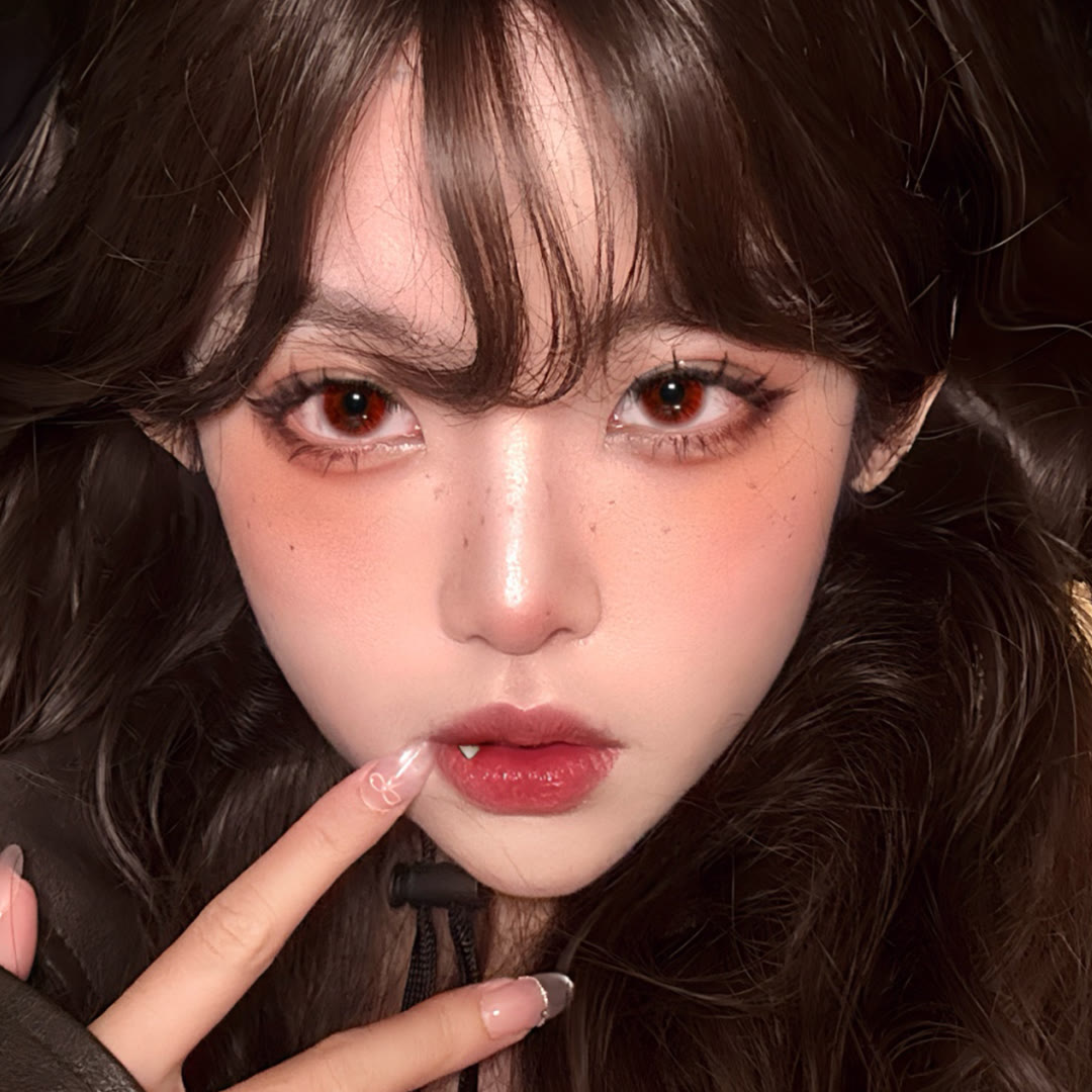 Coleyes Blaze Red 1-Day Cosplay Colored Contacts - image 7