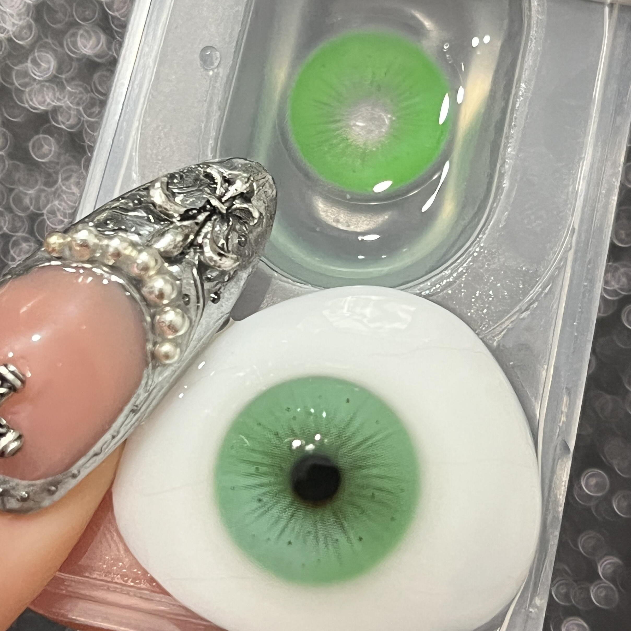 Coleyes Lethal Green Yearly Prescription Cosplay Colored Contacts - image 4