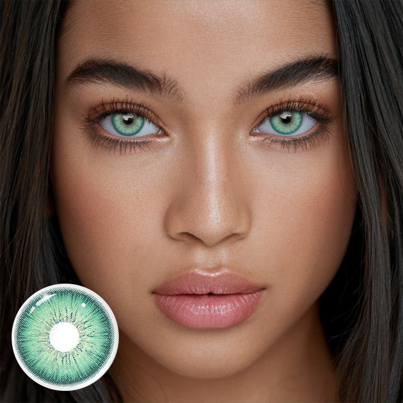 Coleyes Vine Green Prescription Yearly Colored Contacts - image 2