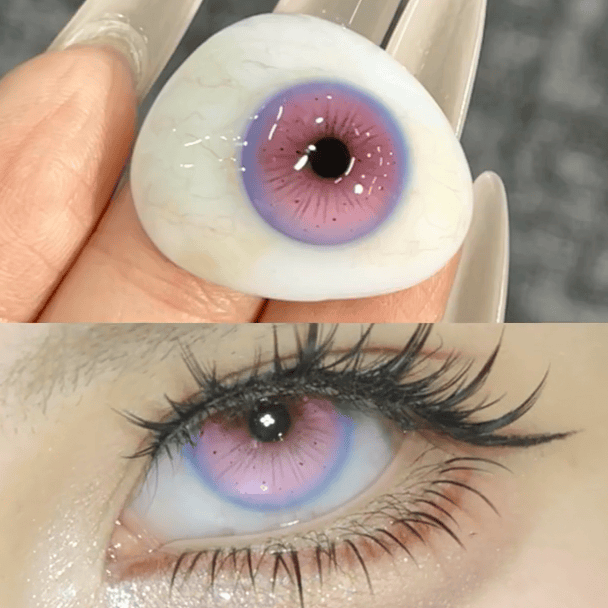 Coleyes Lethal Pink Yearly Prescription Cosplay Colored Contacts - image 4