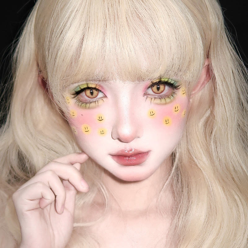 Coleyes Dragon Soul Brown Pro Axis Lock Cosplay Colored Contacts | 2-Pair Pack (1-Day) - image 3