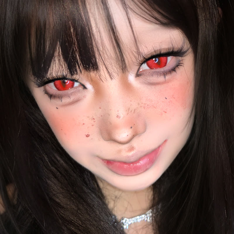 Coleyes Dragon Soul Red 1-Day Cosplay Colored Contacts - image 3