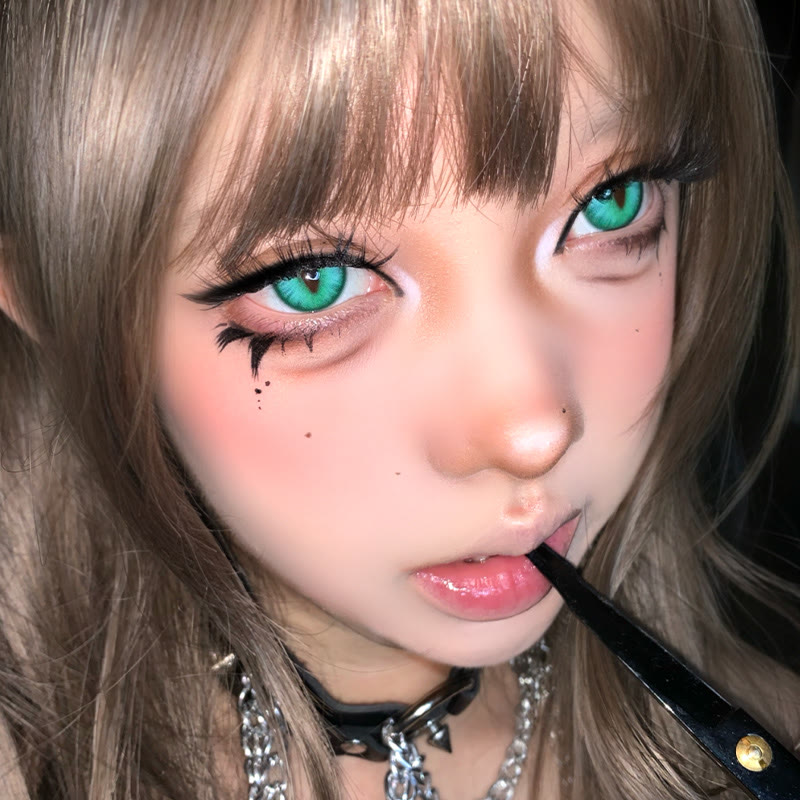 Coleyes Dragon Soul Green 1-Day Cosplay Colored Contacts - image 4