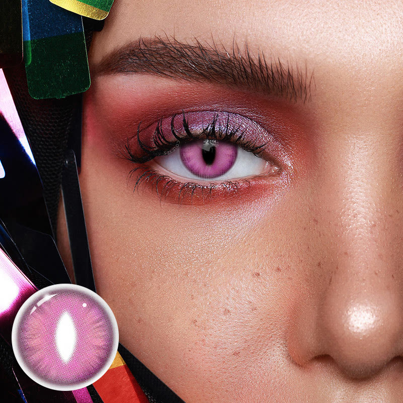 Coleyes Dragon Soul Violet 1-Day Cosplay Colored Contacts - image 2