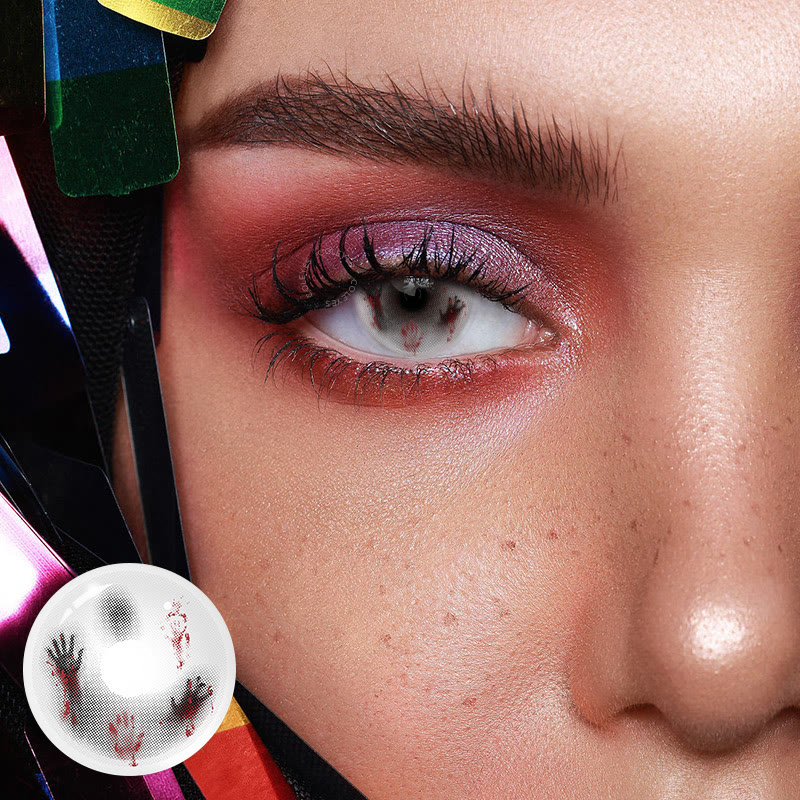 Coleyes Inferno White 6-Month Cosplay Colored Contacts - image 2