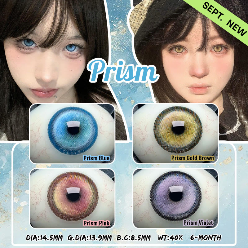 Coleyes Prism Blue 6-Month Cosplay Colored Contacts - image 6