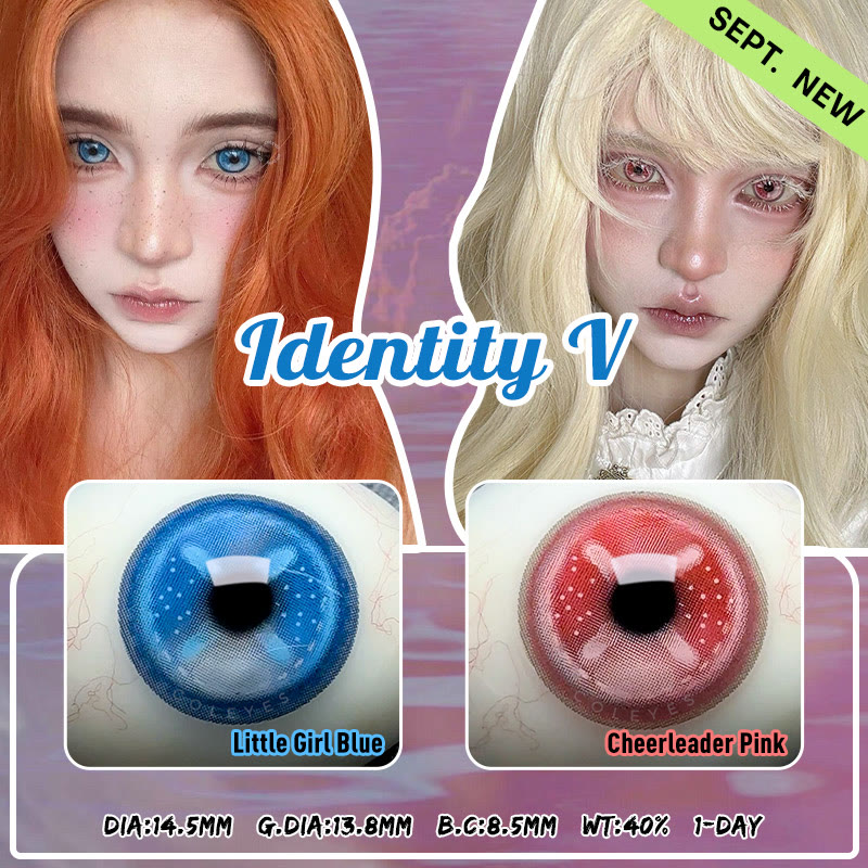 Coleyes Identity V Little Girl Blue 1-Day Cosplay Colored Contacts - image 5