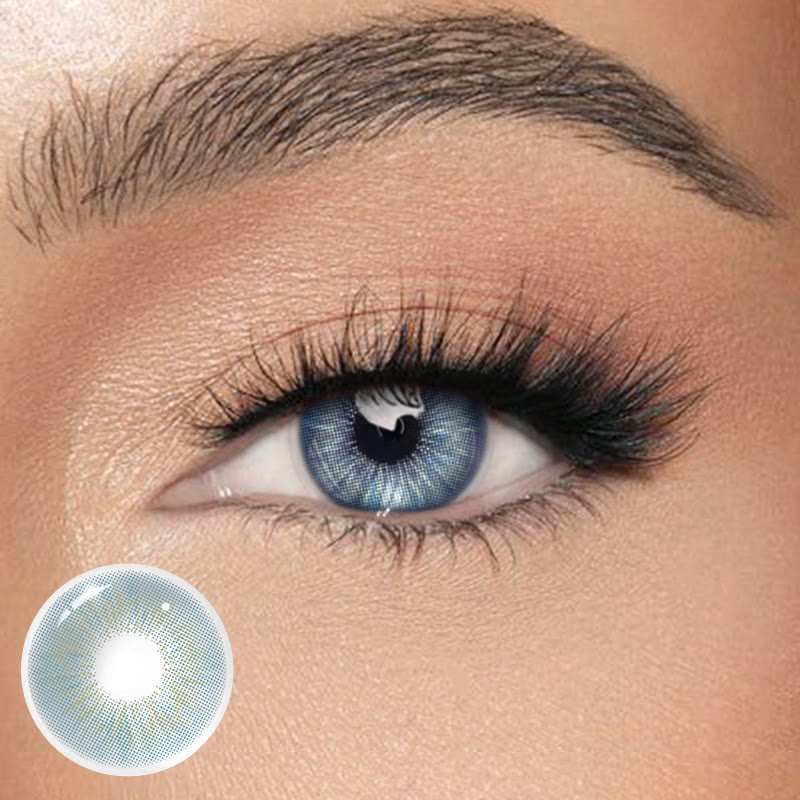 Coleyes Maze Blue Yearly Colored Contacts - image 1