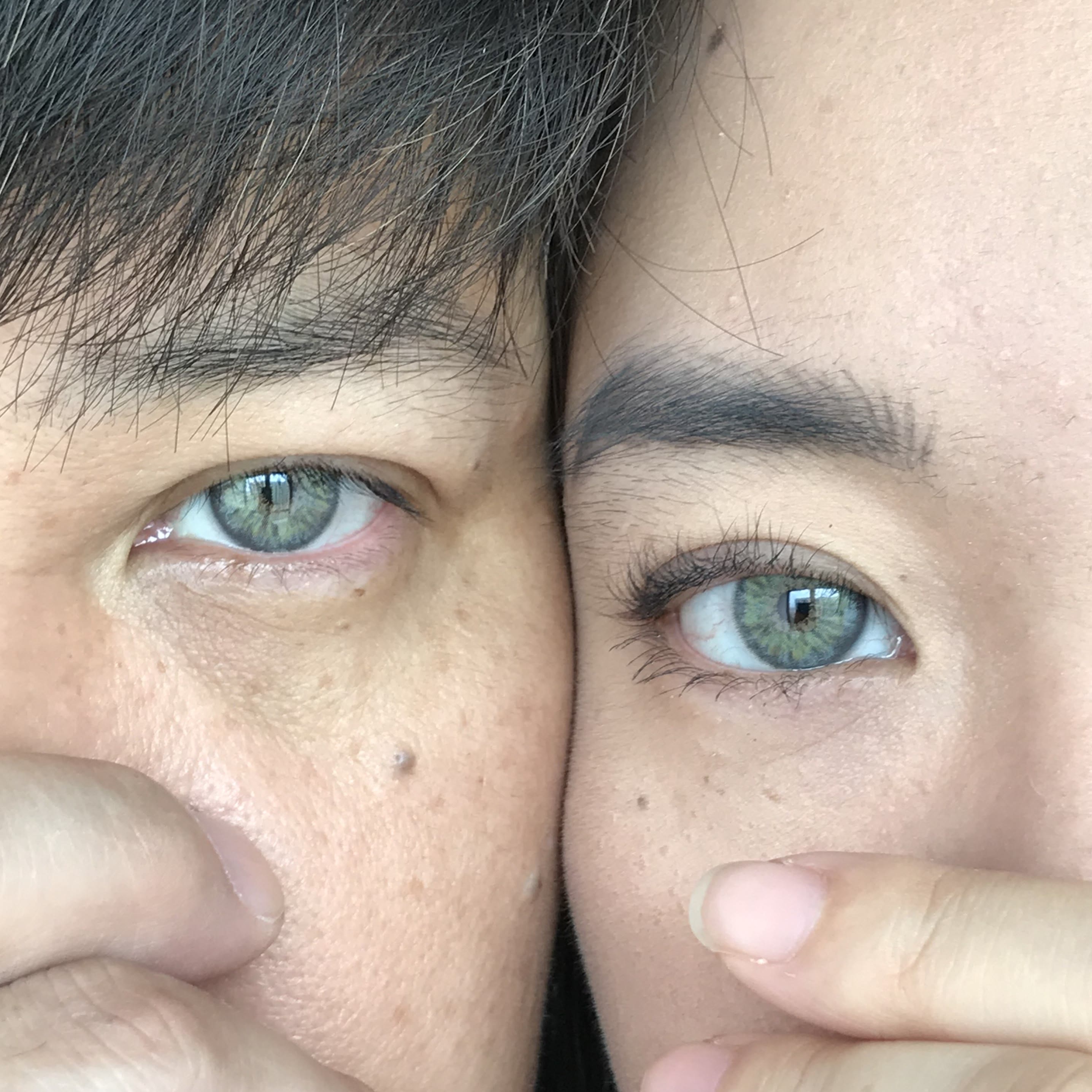 Coleyes Dawn Grey Green Yearly Prescription Colored Contacts - image 7