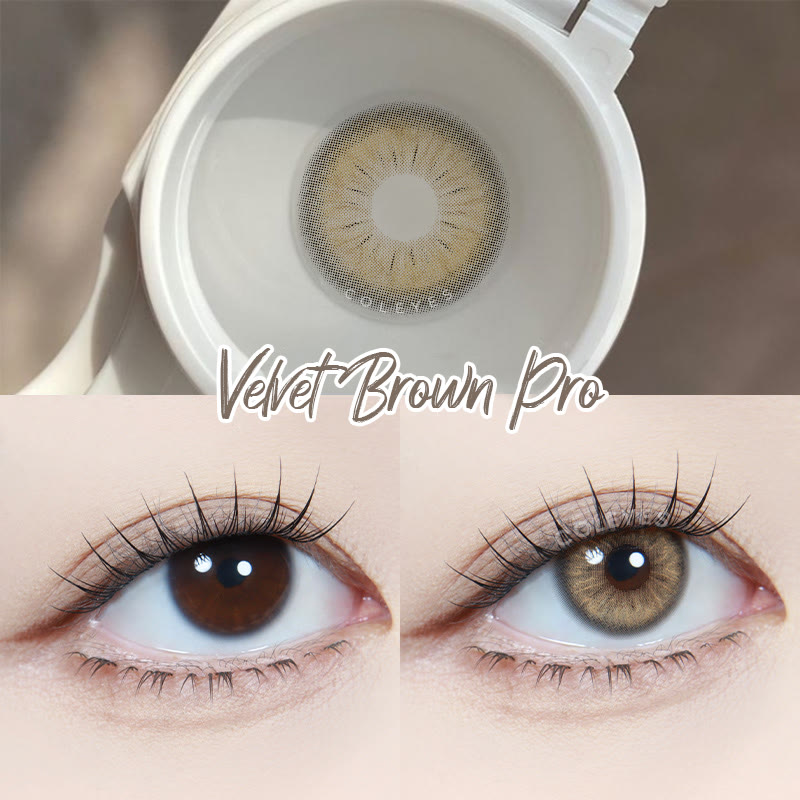 Coleyes Velvet Brown Pro Yearly Prescription Colored Contacts - image 8