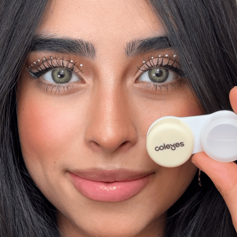Coleyes New York III Dark Green Yearly Prescription Colored Contacts - image 4