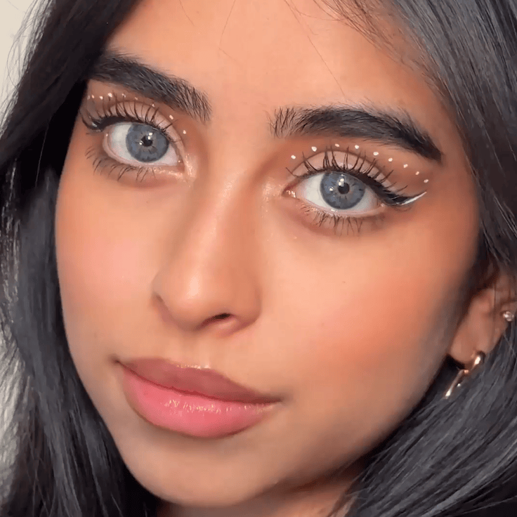 Coleyes Monica Blue Small Pupil Yearly Colored Contacts - image 5