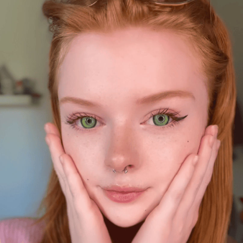 Coleyes Cosmic Green 1-Day / 1-Year Prescription Cosplay Colored Contacts - image 8