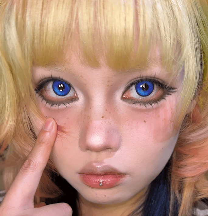 Coleyes Morpho Blue Prescription 6-Month Colored Contacts - image 6