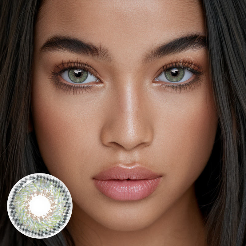 Coleyes Dawn Grey Green Pro Yearly Prescription Colored Contacts - image 2