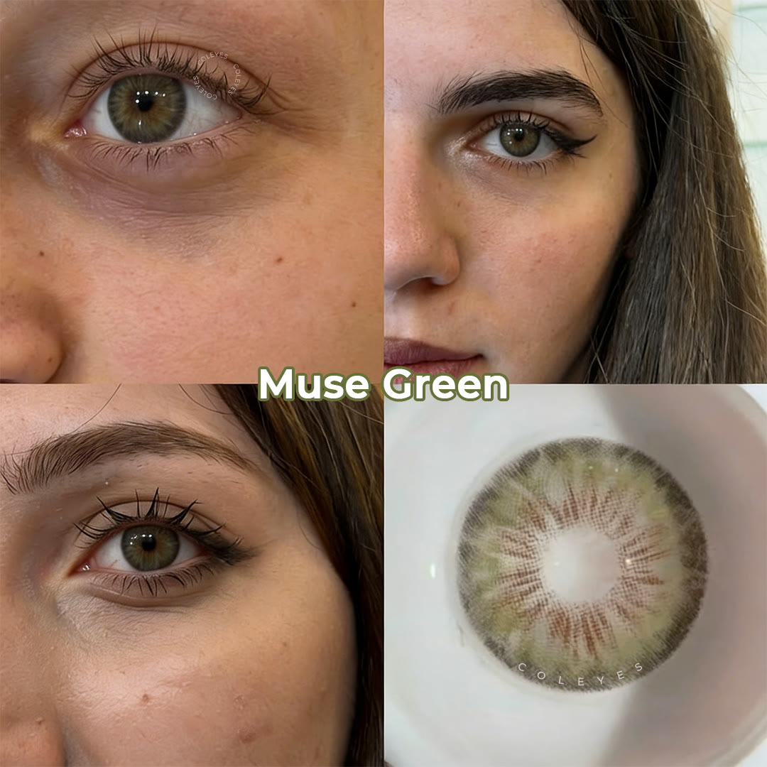 Coleyes Muse Green Yearly Prescription Colored Contacts - image 7